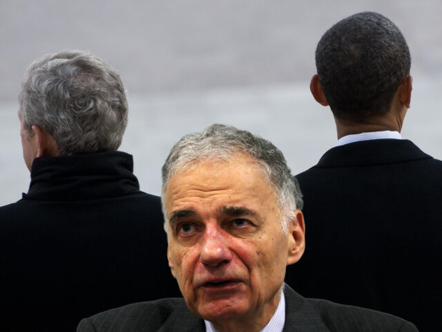 Bush and Obama, Ralph Nader US President Barack Obama stands with former US president George W. Bush as the Bushes dep