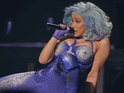 Cardi B performs in concert on March 28, 2026 in Newark, New Jersey. (Photo by Johnny Nune
