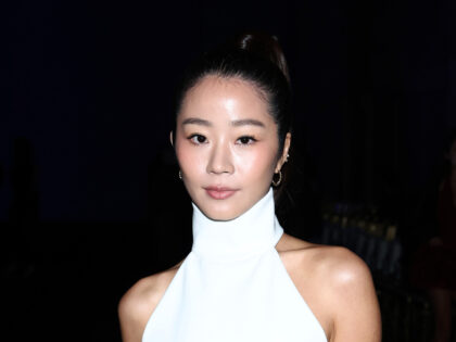 Evelyn Ha attends the Prabal Gurung fashion show during New York Fashion Week at Cipriani