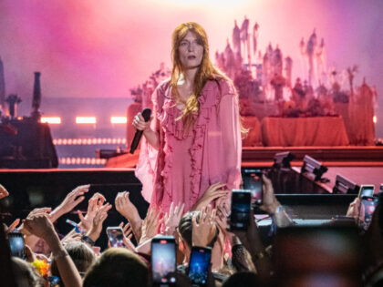BUDAPEST, HUNGARY - AUGUST 10: Florence Welch of Florence and the Machine performs at the