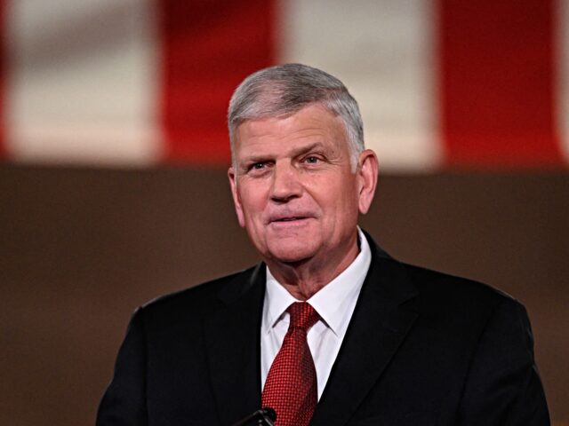 Evangelist Franklin Graham addresses the Republican National Convention in a pre-recorded