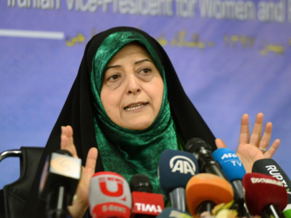 TEHRAN, IRAN - JANUARY 29: Iranian vice president for women's and family affairs, Masoumeh