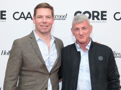 U.S. Representative Eric Swalwell and Sean Penn, Co-Founder, CORE, attend CORE's Pre-Oscar