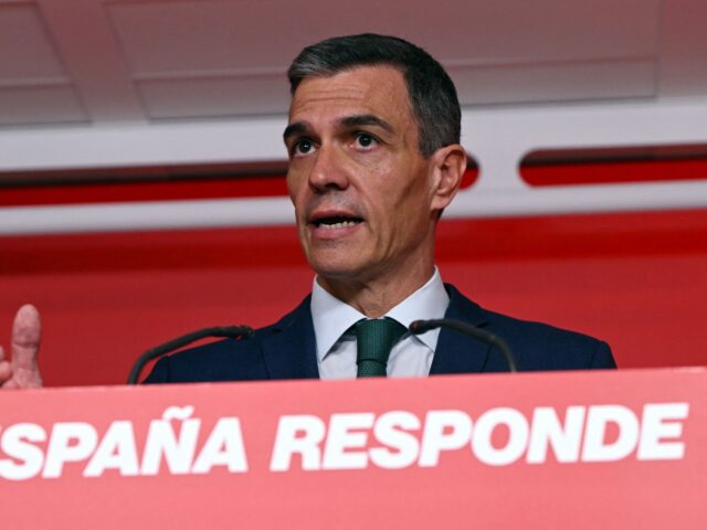 Spain's Prime Minister and Secretary-General of the Socialist Party (PSOE) Pedro Sanchez a