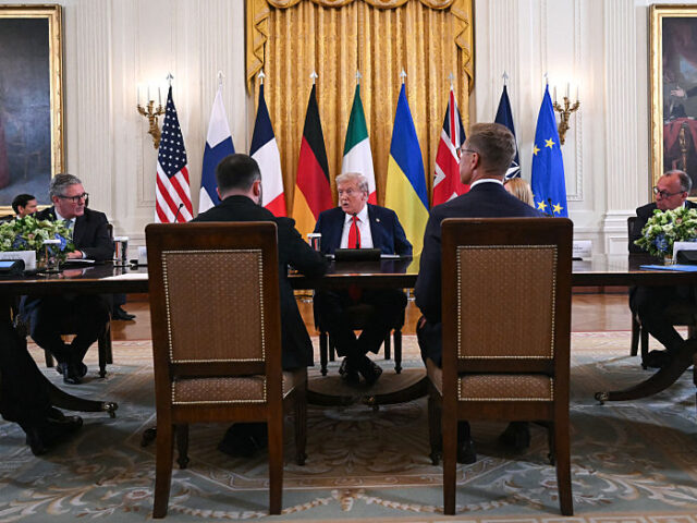 (L/R) NATO Secretary-General Mark Rutte, British Prime Minister Keir Starmer, Ukrainian Pr