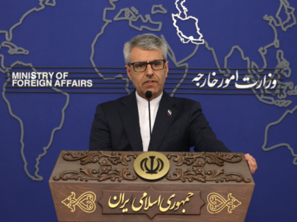 Iranian foreign ministry spokesman Esmail Baqaei responds to reporters on his country's fo
