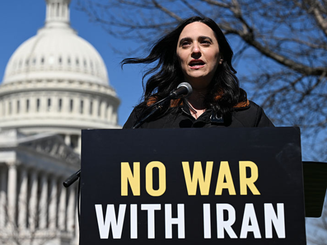 GettyImages-2266699387 WASHINGTON, DC - MARCH 18: Rep. Yassamin Ansari (D-AZ) speaks in front of a memorial made