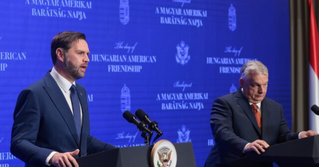 Vance Accuses Brussels Eurocrats of ‘Election Interference’ Against Hungary’s Orbán