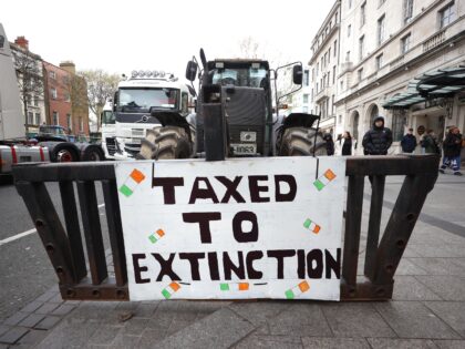 Vehicles take part on the fourth day of a National Fuel Protest against rising fuel prices