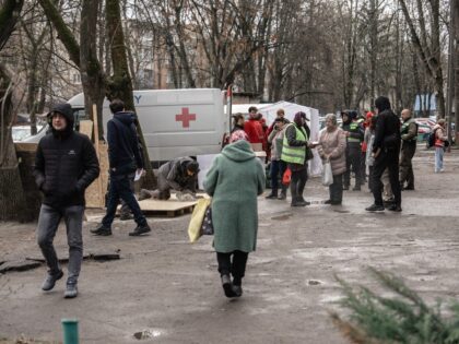 SUMY, UKRAINE - APRIL 11: 1 on April 11, 2026 in Sumy, Ukraine. A Russian drone strikes a