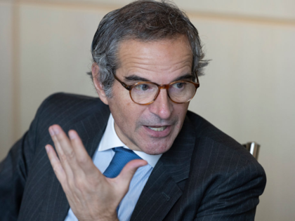 International Atomic Energy Agency (IAEA) Director General Rafael Grossi answers questions