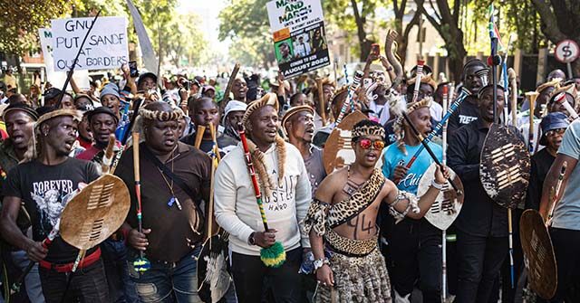 Hundreds March Against Mass Migration in Pretoria, South Africa