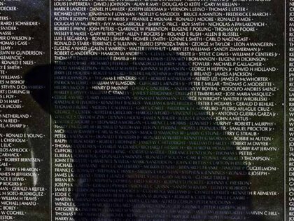 Every name inscribed on the Vietnam Memorial will be read aloud over the next three days t