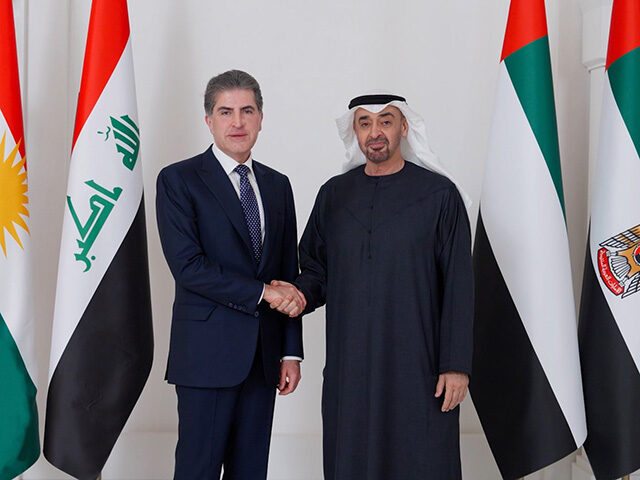I’m delighted to meet my brother, His Highness Sheikh Mohammed bin Zayed Al Nahyan, Pres