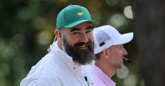 Augusta Fans Not Happy with Jason Kelce's Antics at The Masters