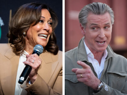 Kamala Harris and Gavin Newsom
