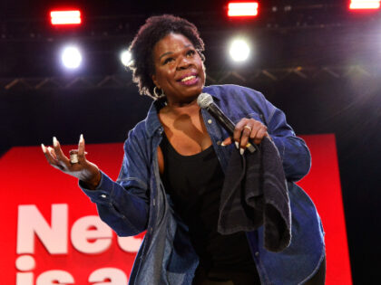 LOS ANGELES, CALIFORNIA - MAY 04: Leslie Jones performs onstage during attend Netflix Is A