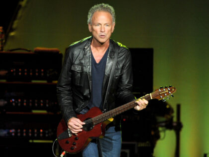 of Fleetwood Mac performs at The Staples Center on July 3, 2013 in Los Angeles, California