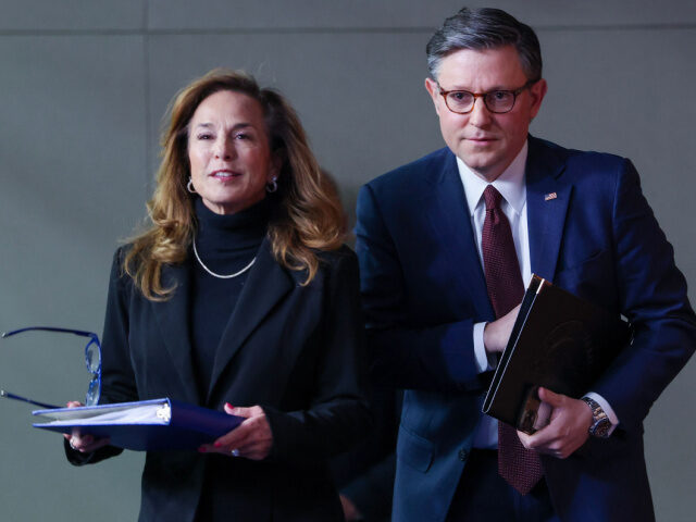 U.S. House Republican Conference Chairwoman Lisa McClain (R-MI) and Speaker of the House M