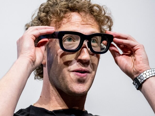Mark Zuckerberg wearing Meta's spy glasses
