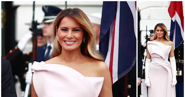 Fashion Notes: Melania Trump Reigns in Dior Haute Couture for Royal Dinner