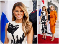 Fashion Notes: Melania Trump Welcomes Dutch Royals in Erdem Cocktail Dress
