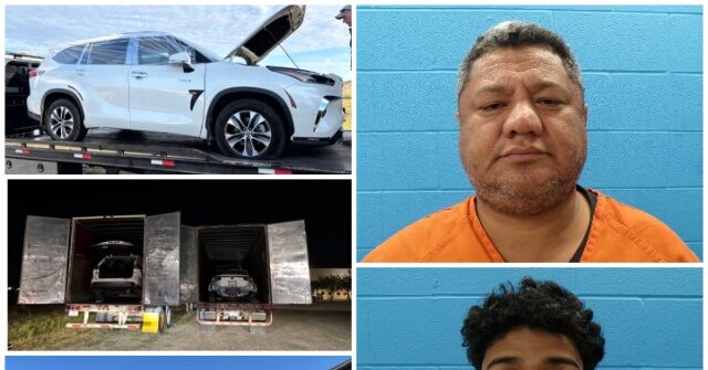 Honduran Nationals Caught Moving $470K in Stolen Vehicles on Texas Highway, Say Cops