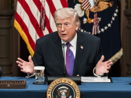 President Donald J. Trump participates in a Ratepayer Protection Pledge roundtable, Wednes
