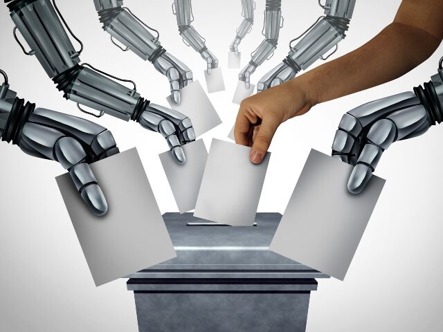 Robots completing poll