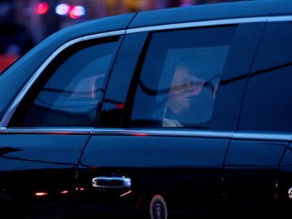 President Donald Trump arrives to the White House Correspondents Dinner, Saturday, April 2