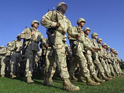 DONGDUCHEON, REPUBLIC OF KOREA: US army 2nd Infantry Division, soon to be relocated from S