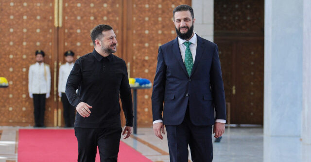 Syria's Jihadi President Gives Ukraine's Zelensky Red Carpet Treatment in Damascus