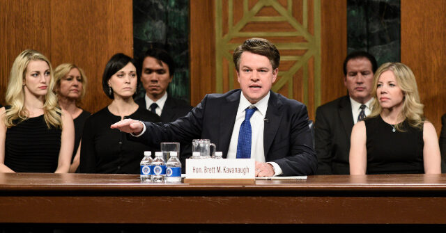 Tina Fey Celebrates Matt Damon's Mockery of Brett Kavanaugh on 'Saturday Night Live': 'Played Him Perfectly'