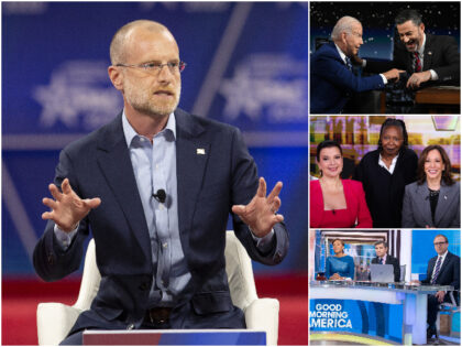 Brendan Carr, Commissioner of the Federal Communications Commission (FCC), speaks during t