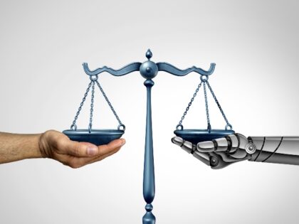 human vs AI in justice