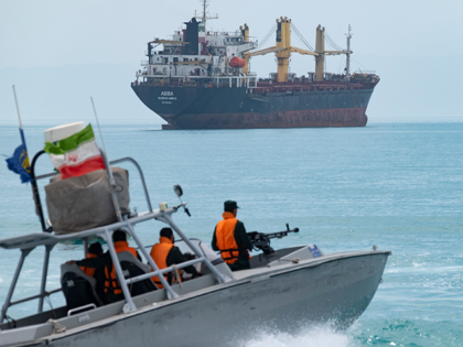 iran-irgc-persian-gulf-getty An Islamic Revolutionary Guard Corps (IRGC) speed boat sails along the Persian Gulf near a