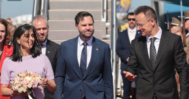 JD Vance Lands in Hungary to Back Orbán’s re-Election Push