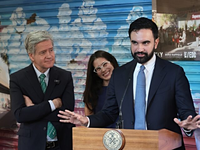mamdani store NEW YORK, NEW YORK - APRIL 14: New York City Mayor Zohran Mamdani attends a news conferenc