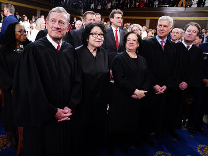 John Roberts, chief justice of the US Supreme Court, from left, and Supreme Court Associat