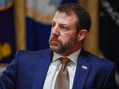 Markwayne Mullin, secretary of the US Department of Homeland Security (DHS), during a cabi