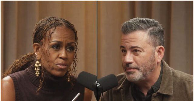 Jimmy Kimmel Rages at 'Ignorant' Trump Supporters, Smears Them as Bad Christians on Michelle Obama's Podcast