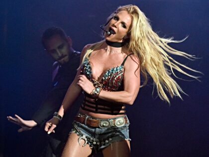 Britney Spears performs during Now! 99.7 Triple Ho Show 7.0 at SAP Center on December 3, 2