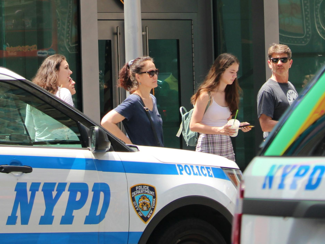 NYPD people on street