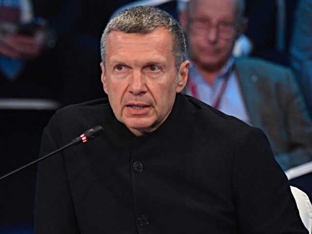 TV presenter Vladimir Solovyov attends the Saint Petersburg International Economic Forum (