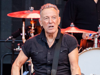 EDINBURGH, SCOTLAND - MAY 30: Bruce Springsteen and Max Weinberg perform at BT Murrayfield