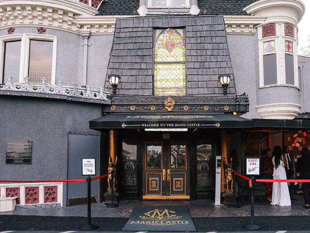 Los Angeles, CA - May 30: The outside of the Magic Castle is seen on Tuesday, May 30, 2023