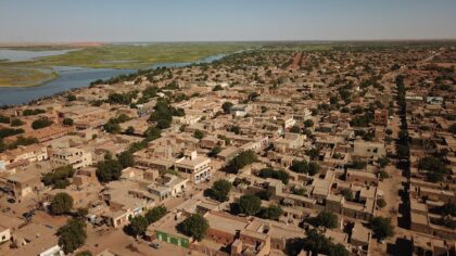 Fighting was also heard in the northern Malian city of Gao, seen here in a file picture