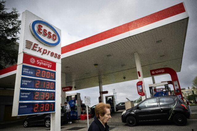A petrol station in Toulouse, France, this month. Consumers worldwide are banking on a dro