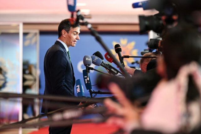 Spanish Prime Minister Pedro Sanchez said he was 'absolutely not worried' about