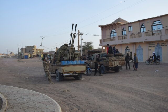Tuareg rebels were patrolling the streets of Kidal this week